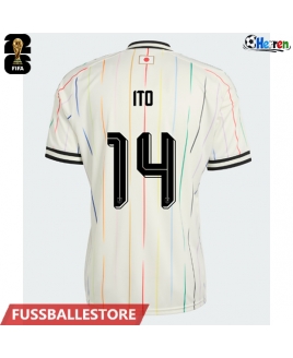 Günstige Japan Junya Ito #14 Auswärtstrikot WM 2026 Kurzarm